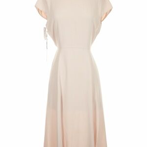 Babaton Cream Maxi Dress with Cap Sleeves